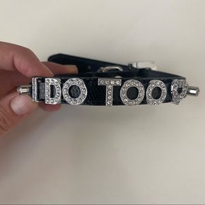New, Never Used: I Do Too Dog Collar and Leash